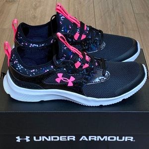 🆕Under Armour Big Girls Printed Running Sneakers Sz 5.5Y